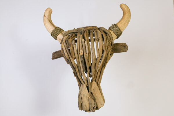 WL Bull hoofd 1L E27 60W 55x52 hout