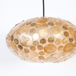 Hanglamp Ufo 30 cm Amber