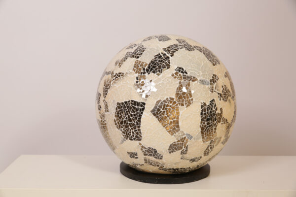 TL. Bol 30 cm Zwart/Wit