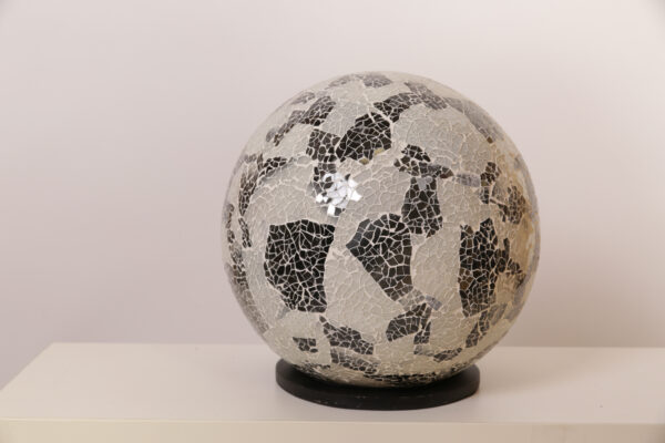 TL. Bol 30 cm Zwart/Wit