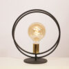 TL. Ring Zwart/Goud 34x36
