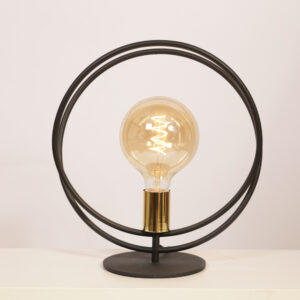 TL. Ring Zwart/Goud 34x36