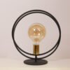 TL. Ring Zwart/Goud 34x36 - Afbeelding 2