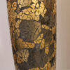 VL. Cilinder Glas Mozaiek Bruin/Goud 150 cm