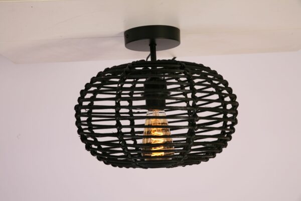 Plafonniere Rimboe 30 cm Zwart