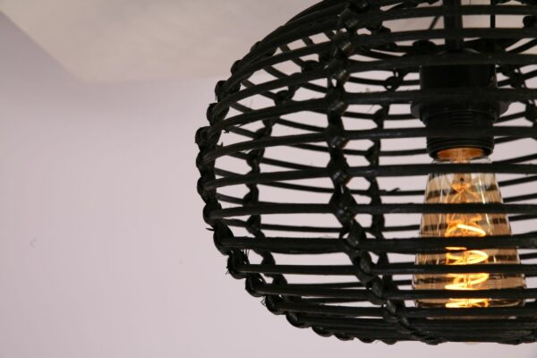 Plafonniere Rimboe 30 cm Zwart - Afbeelding 3