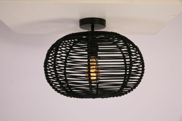 Plafonniere Rimboe 40 cm Zwart