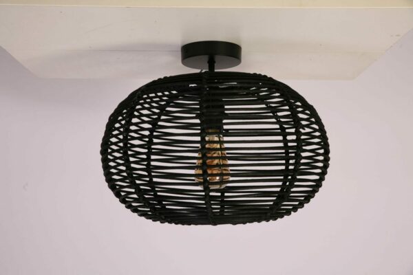 Plafonniere Rimboe 40 cm Zwart - Afbeelding 2
