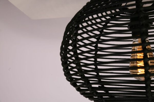 Plafonniere Rimboe 40 cm Zwart - Afbeelding 3