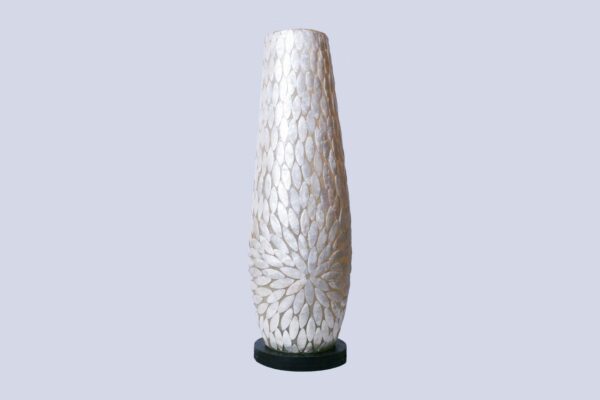 TL. White Flower 70 cm wit - Afbeelding 2