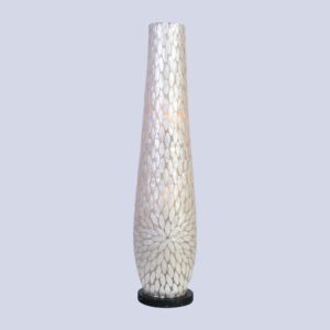 VL. White Flower 100 cm wit
