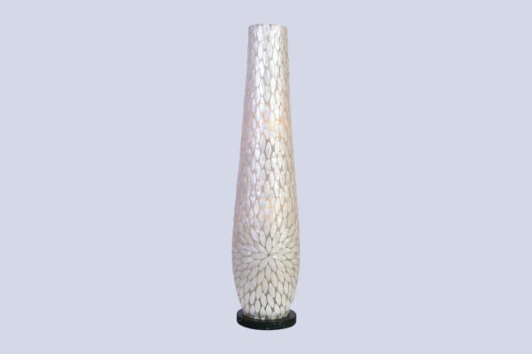 VL. White Flower 100 cm wit