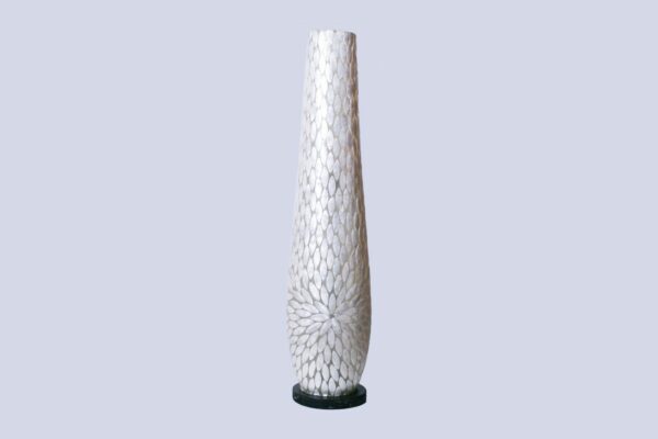 VL. White Flower 100 cm wit - Afbeelding 2
