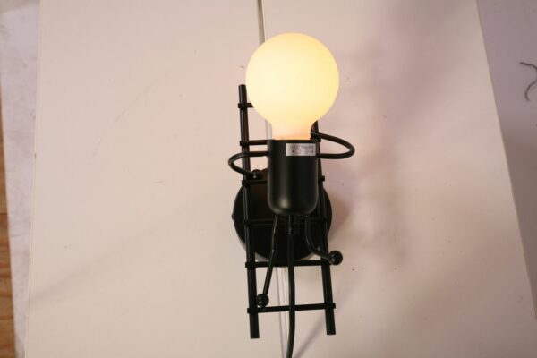 Wandlamp Poppie Zwart