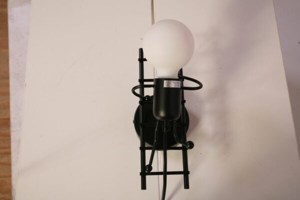 Wandlamp Poppie Zwart - Afbeelding 2