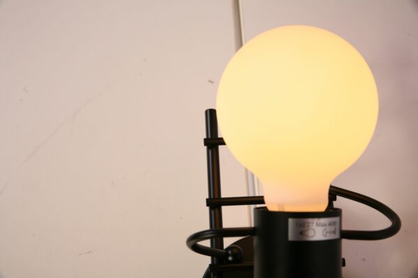Wandlamp Poppie Zwart - Afbeelding 3