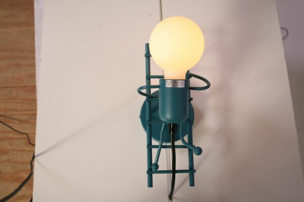 Wandlamp Poppie Aqua