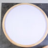 Plaf. Wood 50x6 cm 36W 3 Standen