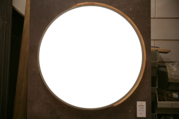 Plaf. Wood Metal 50x5 cm 36W 3 Standen
