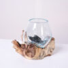 Ornament met Glas 8 cm