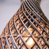 Hanglamp Kruik Naturel Zwart 47 cm