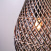 Hanglamp Kruik Naturel Zwart 68 cm