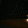 Hanglamp Stripes Cilinder 50 cm Naturel Zwart