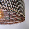 Hanglamp Stripes Cilinder 40 cm Naturel Zwart